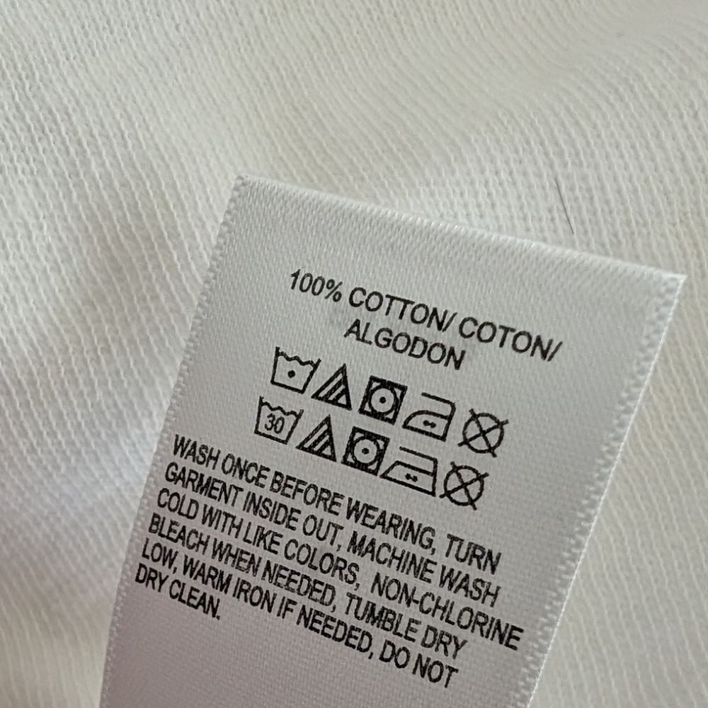 Lucky Brand 100% Cotton Weekend Long Sleeve White Henley Size Large Nwt❤️ - Picture 6 of 7